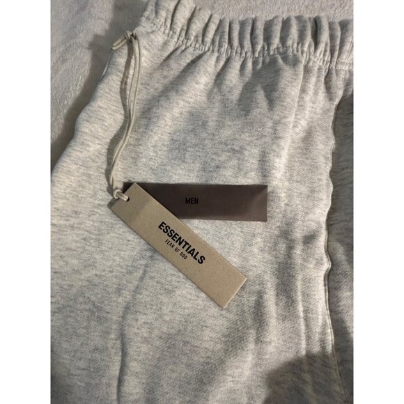 Fear Of God Essentials Mens Grey Sweat Shorts Small Cotton Blend - Picture 3 of 10